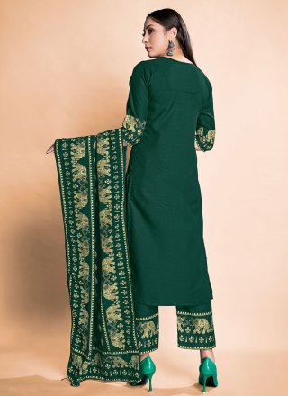 Green Festival Pant Style Suit