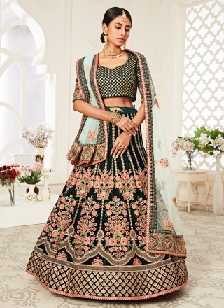 Silver Grey Gorgeous Designer Lehenga Choli - Indian Heavy Anarkali Lehenga  Gowns Sharara Sarees Pakistani Dresses in USA/UK/Canada/UAE - IndiaBoulevard