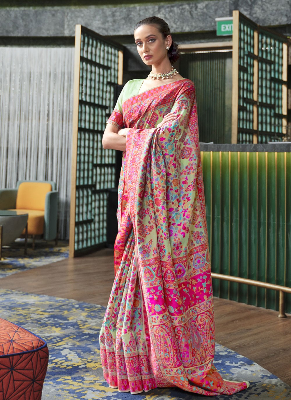 Handloom Cotton-Silk Saree Online Shopping | Ilkal sarees with blouse