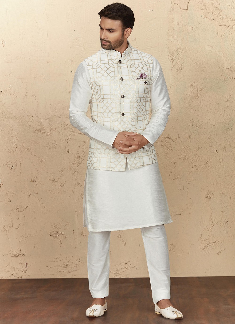 kurta pajama with coat