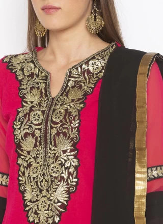 Magenta Designer Pakistani Suit