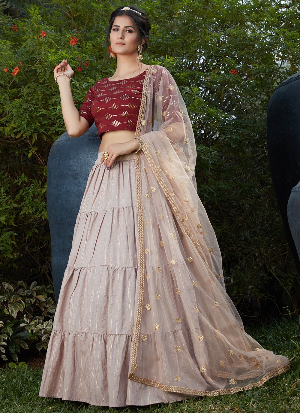 cotton ghagra dress