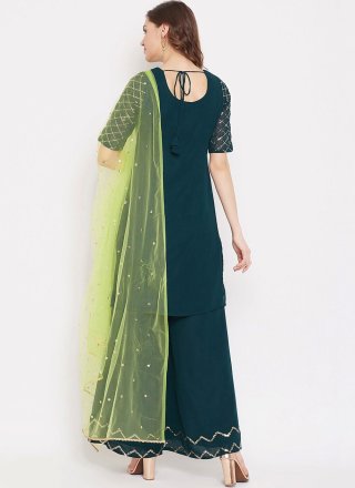 Morpeach  Faux Georgette Designer Pakistani Suit