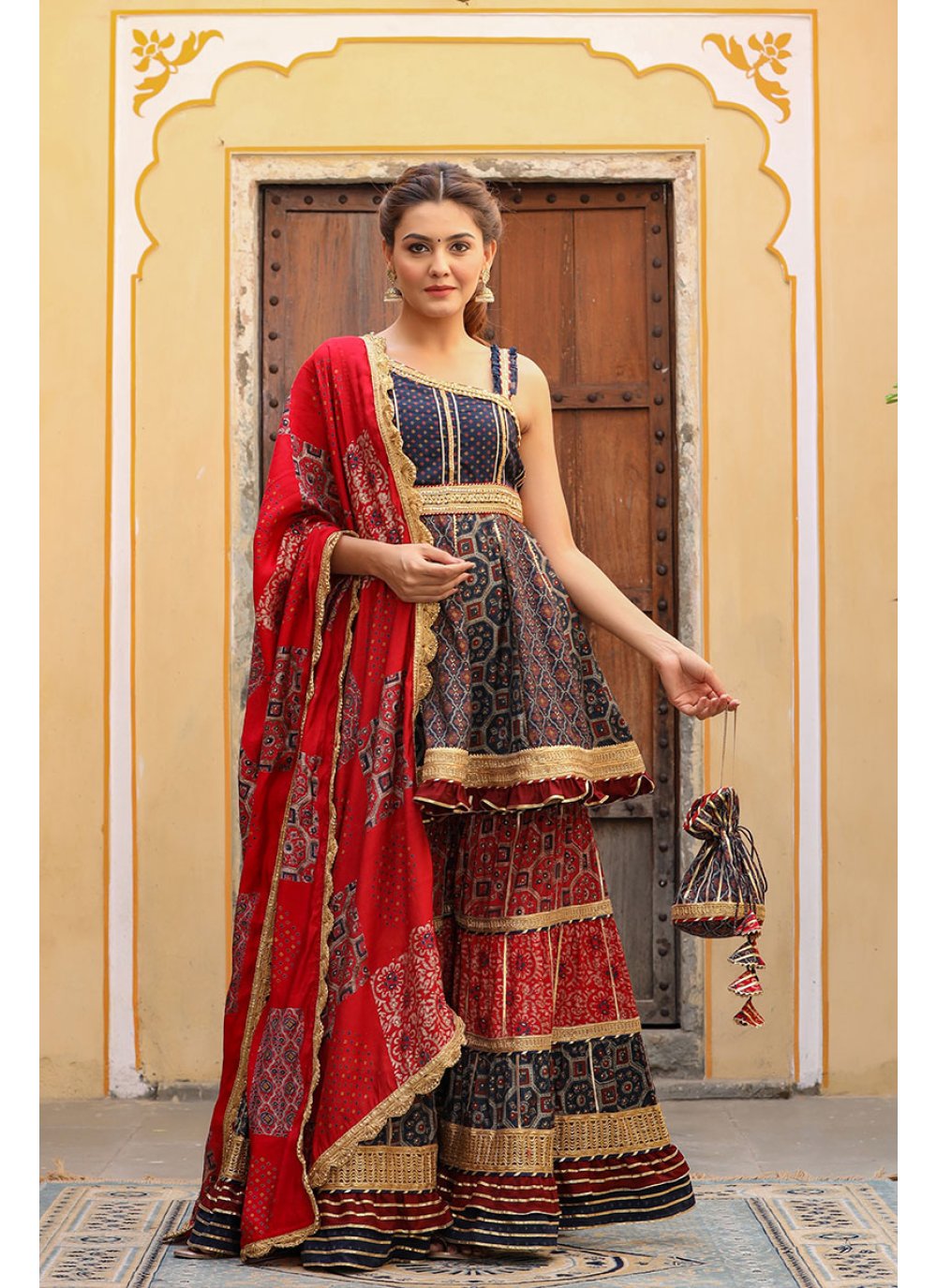 red and blue sharara