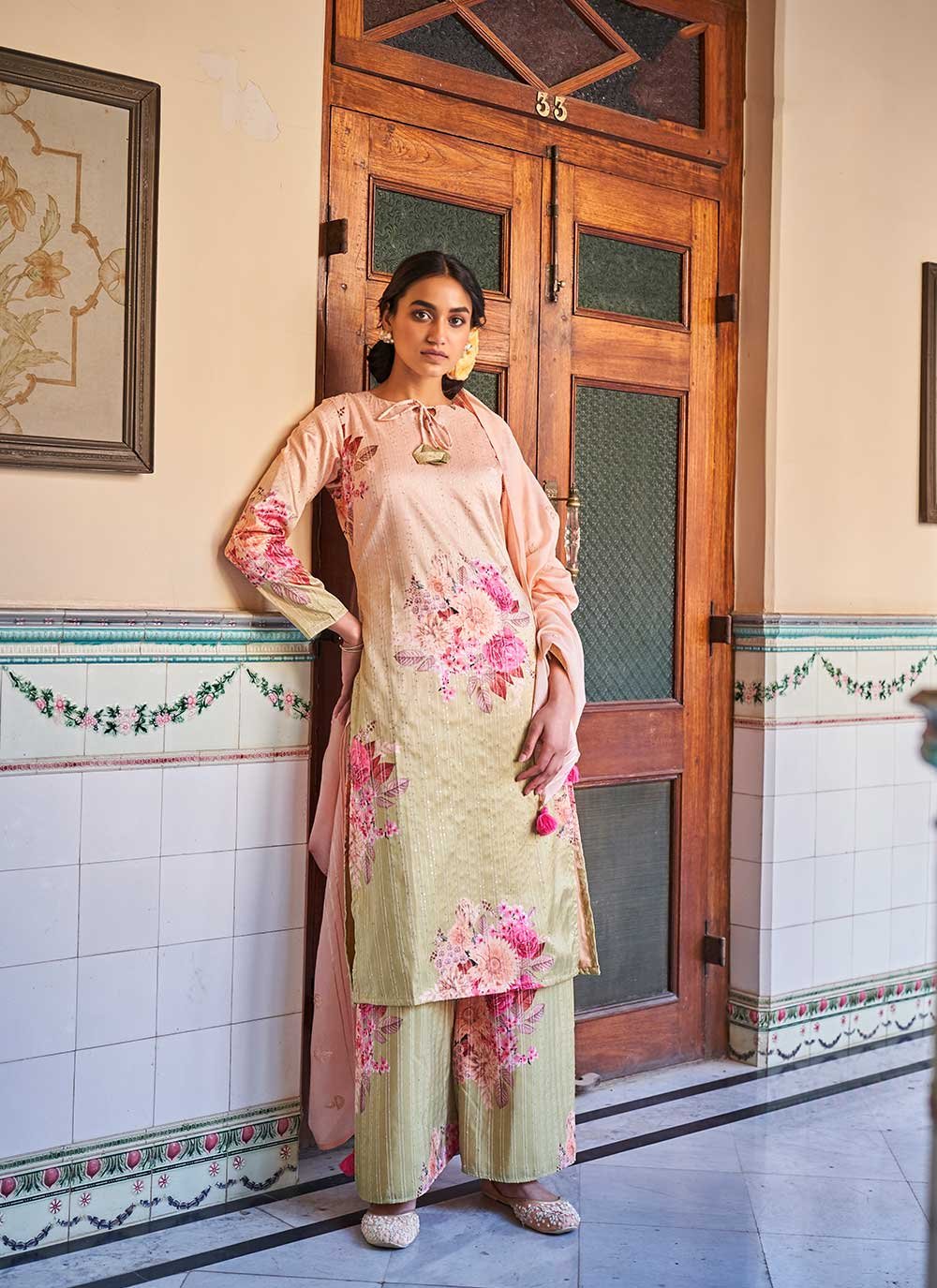 Simple Designer Plazo Suit | Maharani Designer Boutique