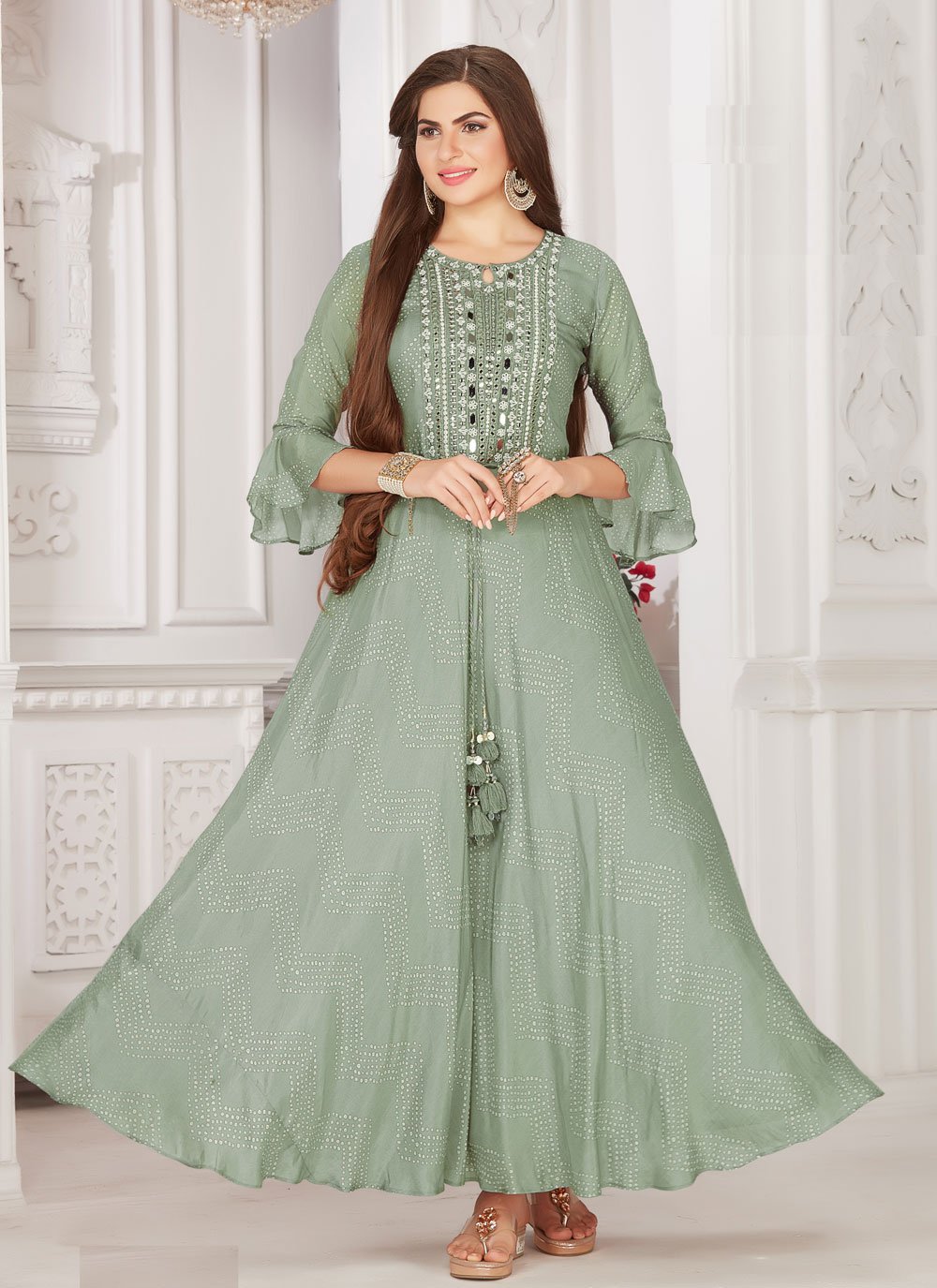 Buy Party Wear Kurti For Festival 187201