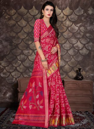 Pink Bollywood Saree
