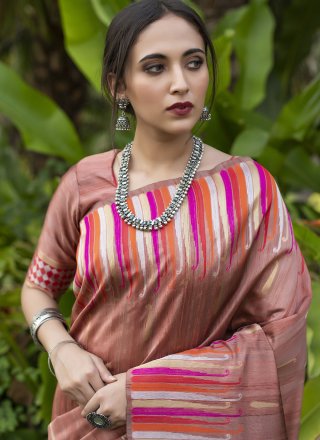 Pink Festival Designer Traditional Saree
