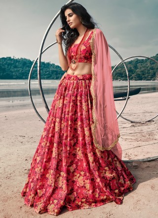 Buy Pink Lehenga Choli Sets for Women by CHHABRA 555 Online | Ajio.com