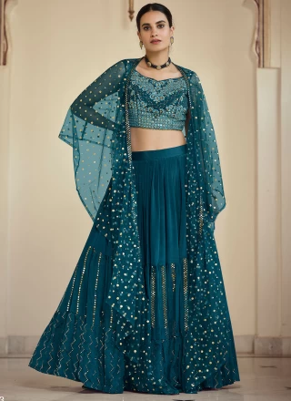 Buy Indian Wedding Saree - Blue Embroidered Patola Silk Wedding Saree
