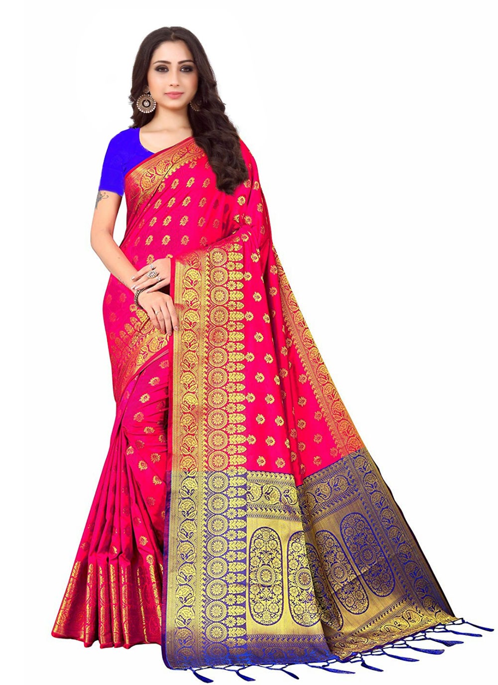 Rani Color Designer Saree buy online