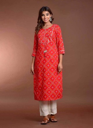 Rayon Designer Kurti