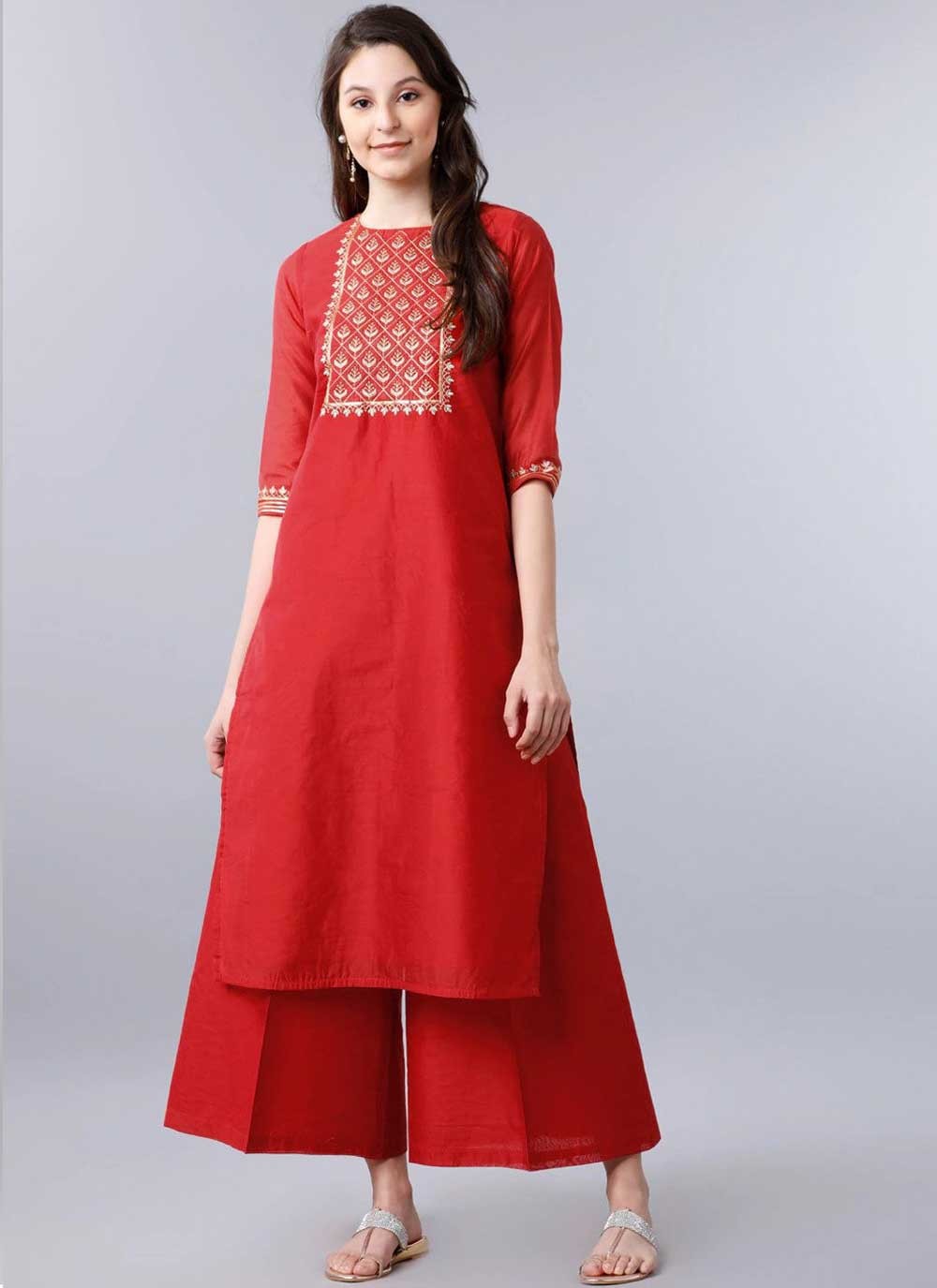 Red Kurtas - Buy Trendy Red Kurtas Online in India | Myntra