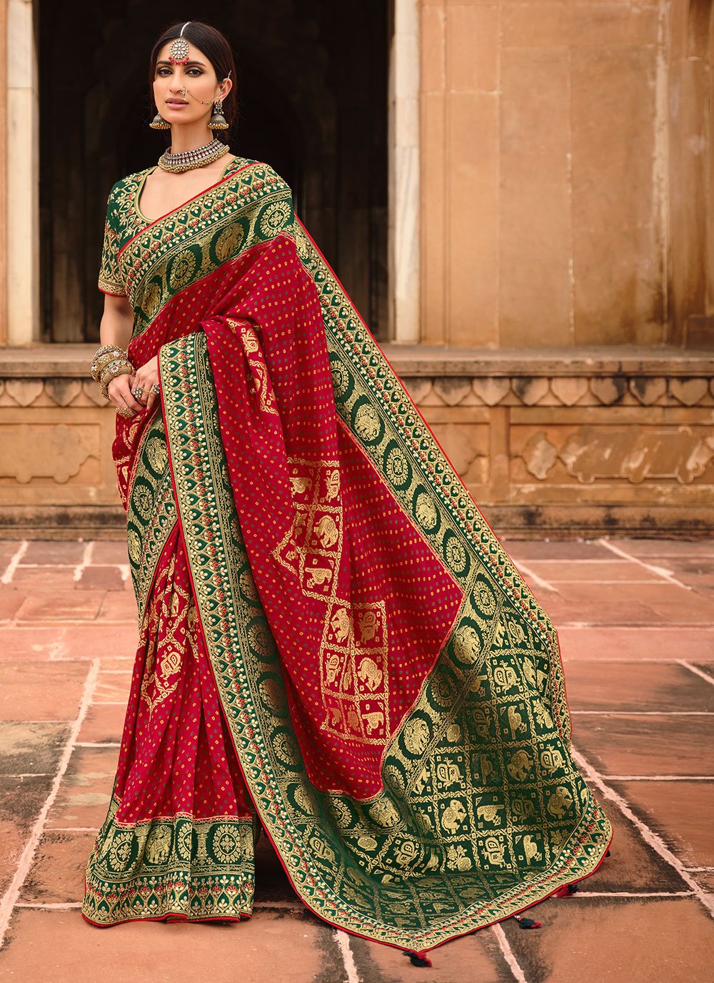 Brides side | Saree designs, Party wear sarees online, Stylish sarees