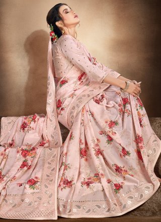 Resham Printed Saree