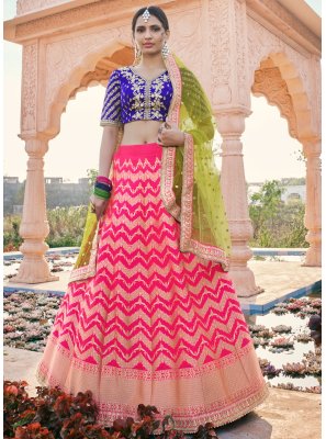 Resham Silk Designer Lehenga Choli