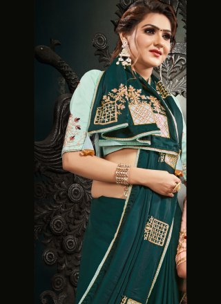 Satin Silk Designer Saree