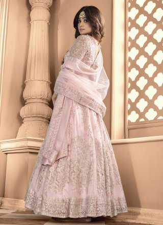  Shamita Shetty Net Floor Length Anarkali Suit