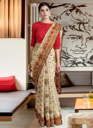 Silk Ceremonial Designer Traditional Saree