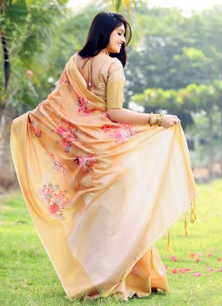 Silk Ceremonial Printed Saree