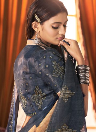 Silk Designer Traditional Saree in Multi Colour