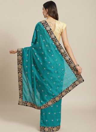 Silk Rama Designer Traditional Saree
