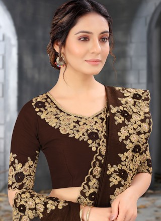 Silk Resham Designer Saree