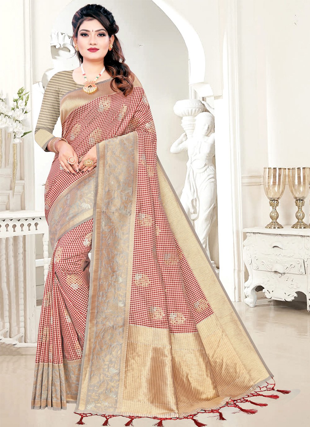 Silk Woven Traditional Designer Saree