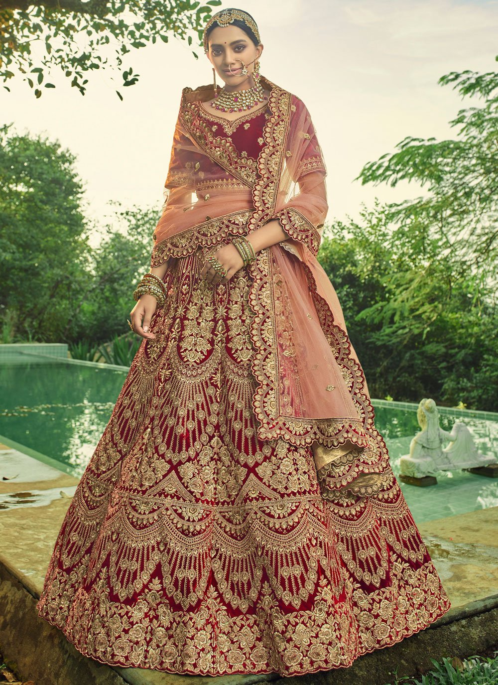 Bollywood Stylish Woman Satin Silk Festival Ghaghara Skirt Indian Flairy  Lehenga Choli 3866 - Walmart.com