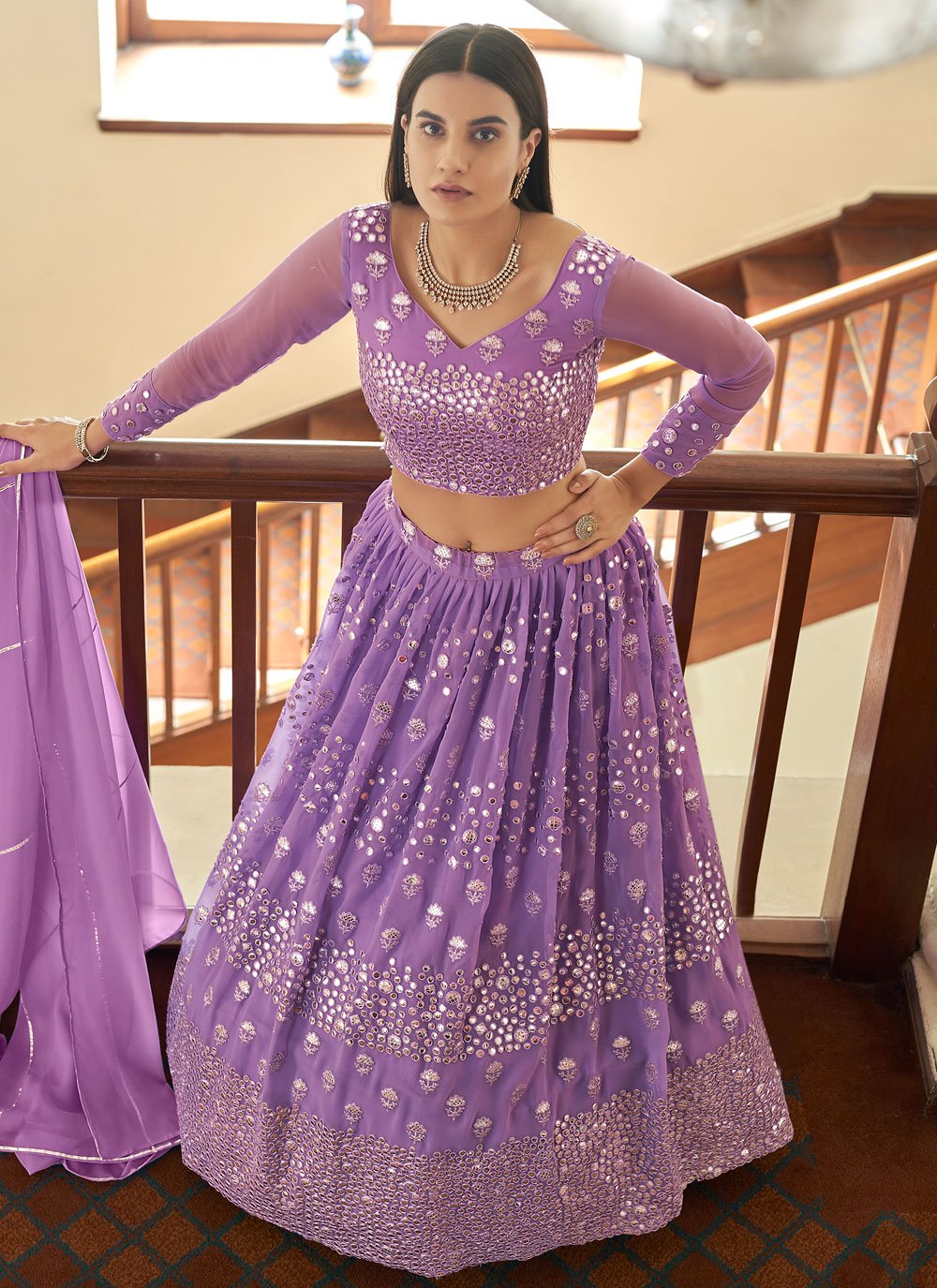 Women Rajasthani Lehenga Choli Designer Dupatta Bollywood Style Blouse  Lehenga | eBay