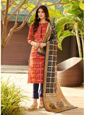 Weaving Churidar Suit