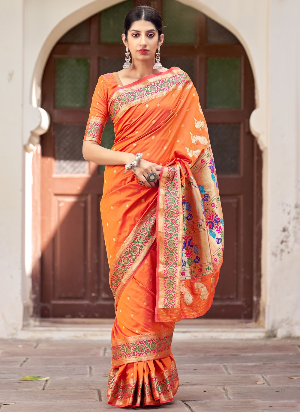 Weaving Festival Traditional Designer Saree