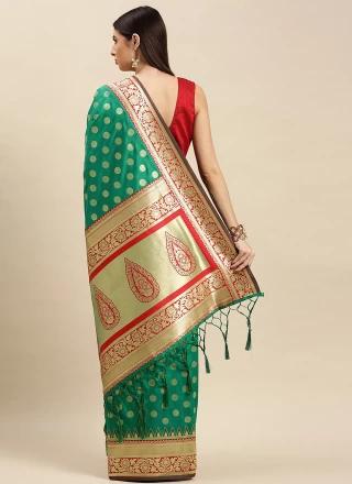 Weaving Sangeet Designer Traditional Saree