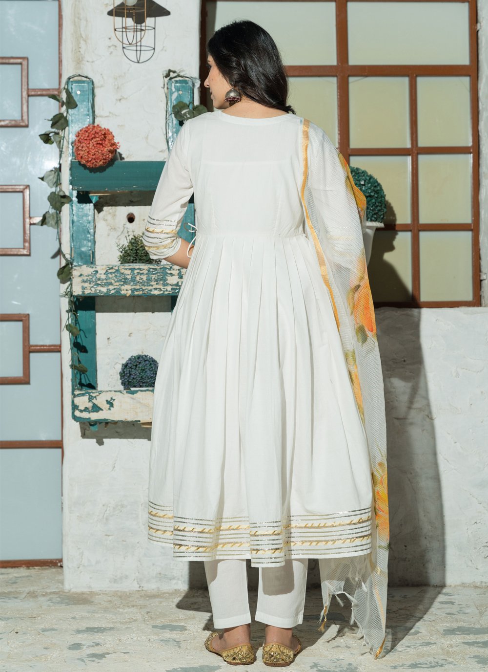 White Anarkali - Buy White Anarkali online at Best Prices in India |  Flipkart.com