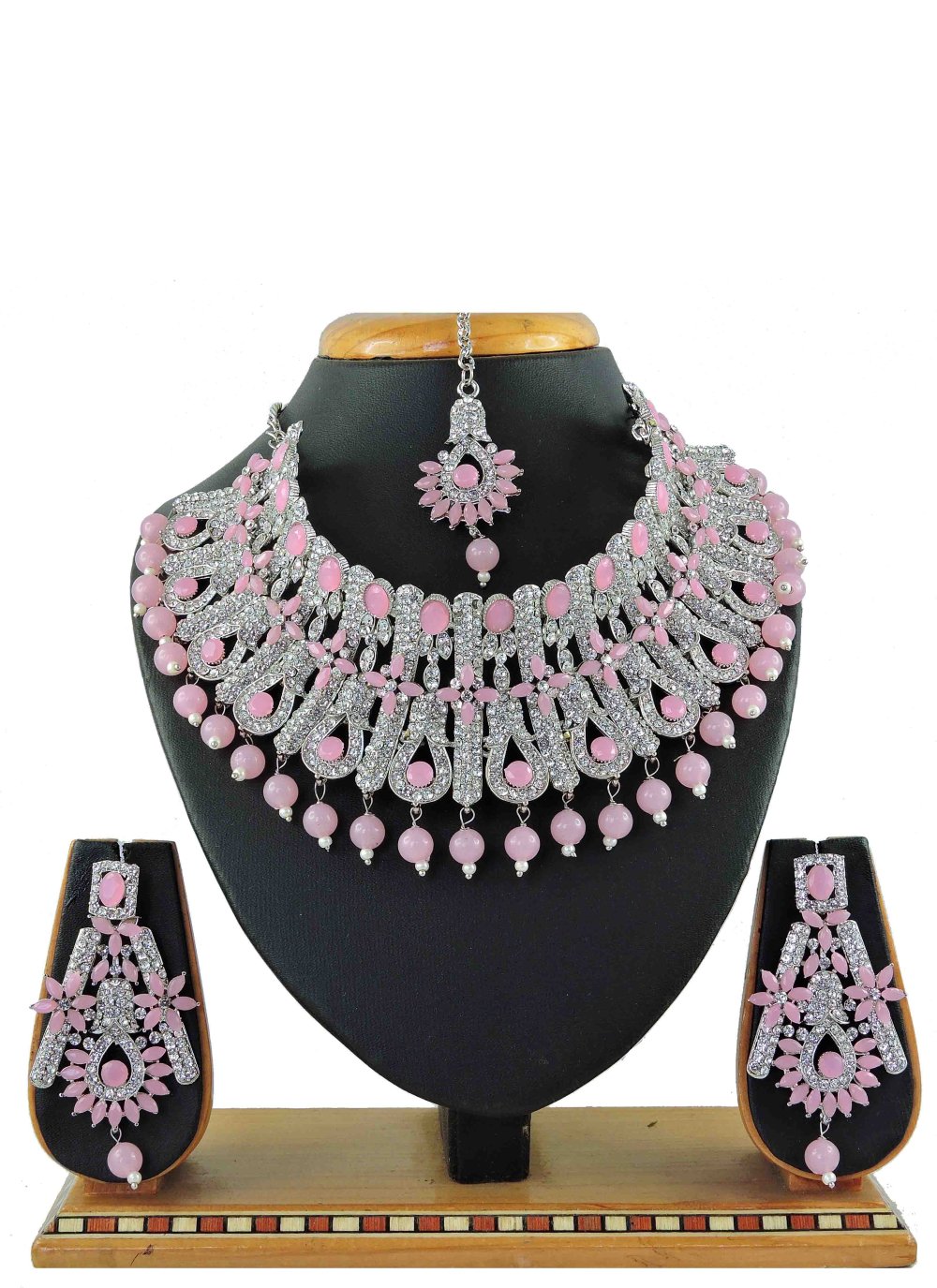 White stone deals necklace online shopping