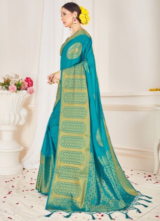 Woven Art Banarasi Silk Designer Traditional Saree