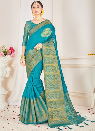 Woven Art Banarasi Silk Designer Traditional Saree