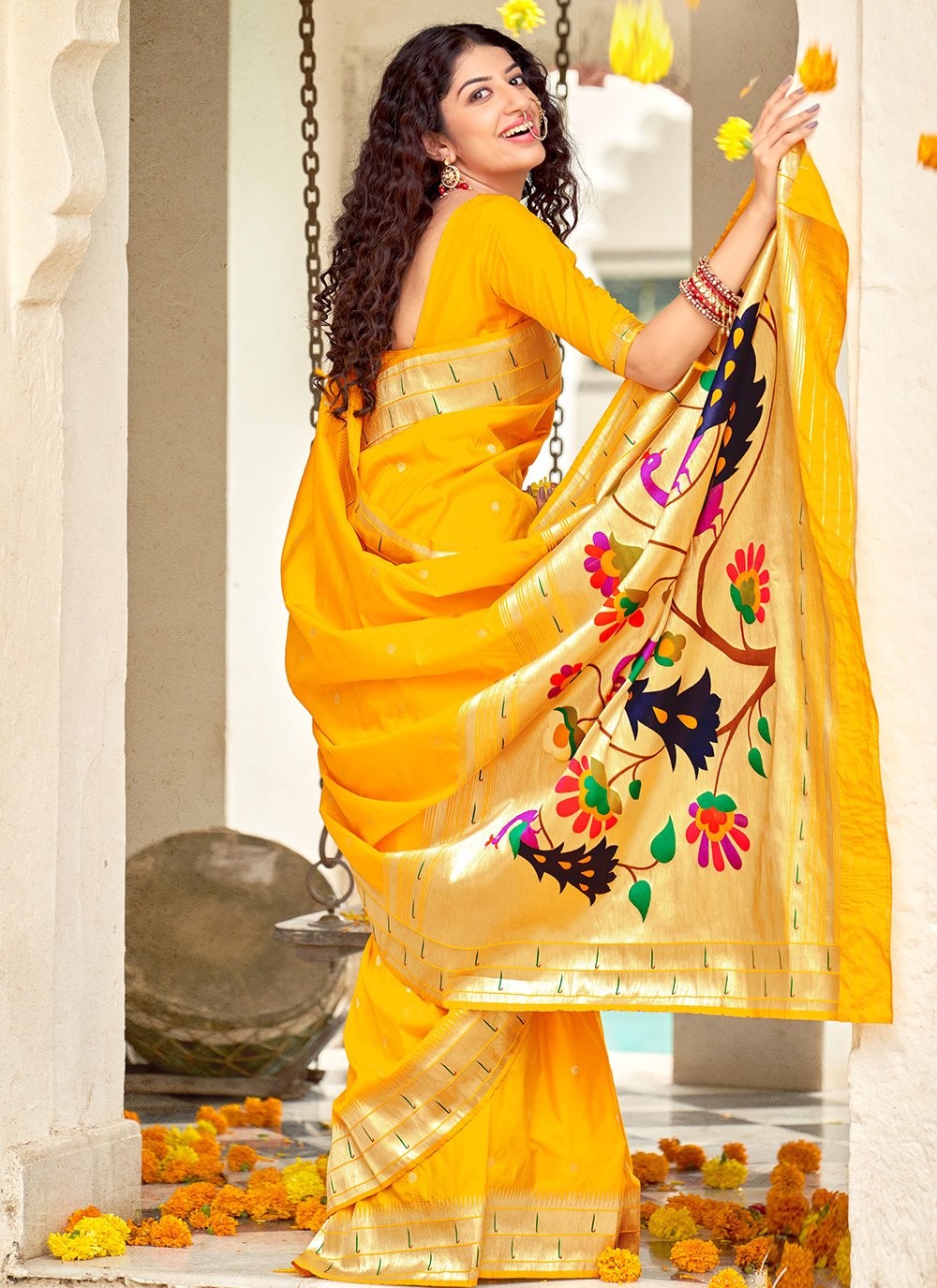 Give a Try to Different Types of Yellow Colour Outfits for Haldi Ceremony |  Best 10 types of Haldi Ceremony outfits