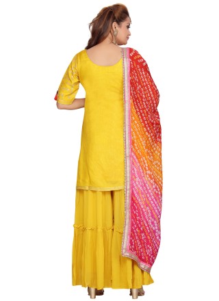 Yellow Color Readymade Suit