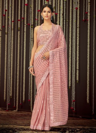 Art Silk Thread Designer Contemporary Saree