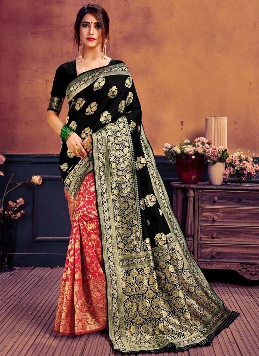 Banarasi Silk Shaded Saree