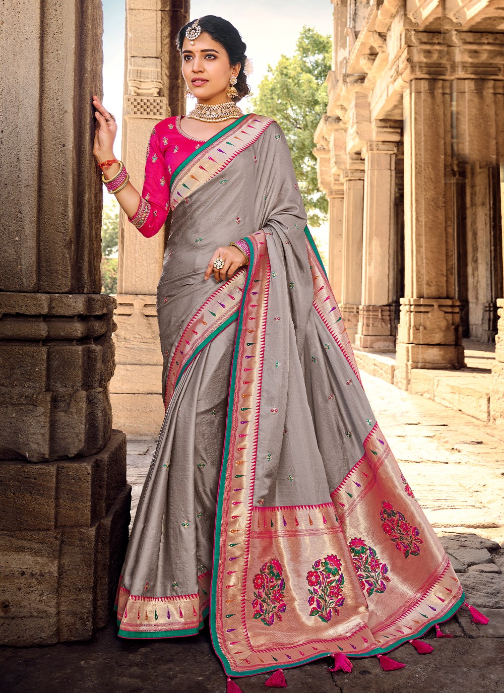 Banarasi Silk Weaving Classic Saree