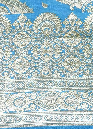 Banarasi Silk Woven Designer Traditional Saree in Blue