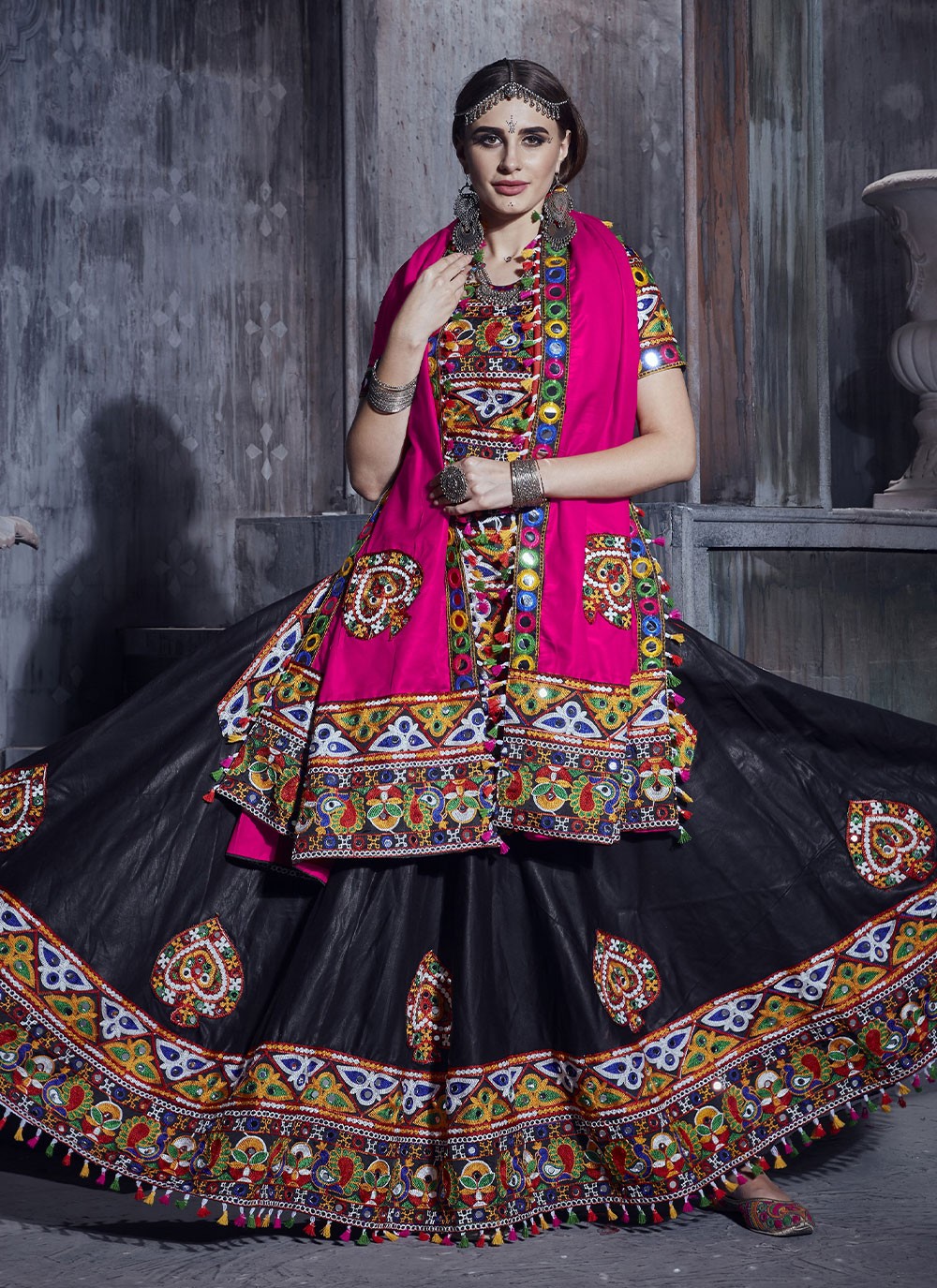 Ghagra hotsell choli simple