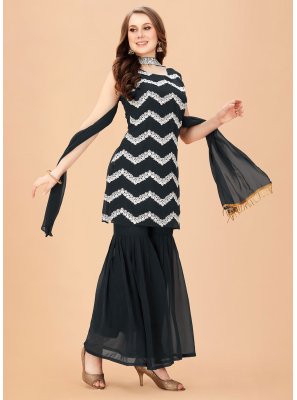 Black Party Salwar Suit