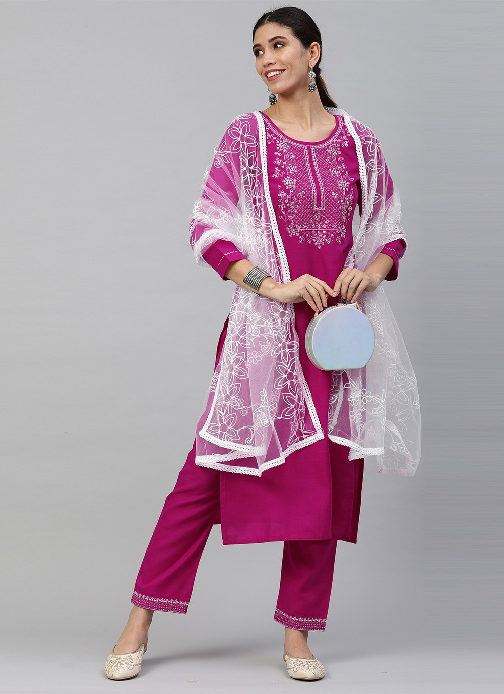 Blended Cotton Readymade Salwar Suit