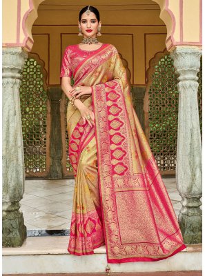 Brown Color Saree