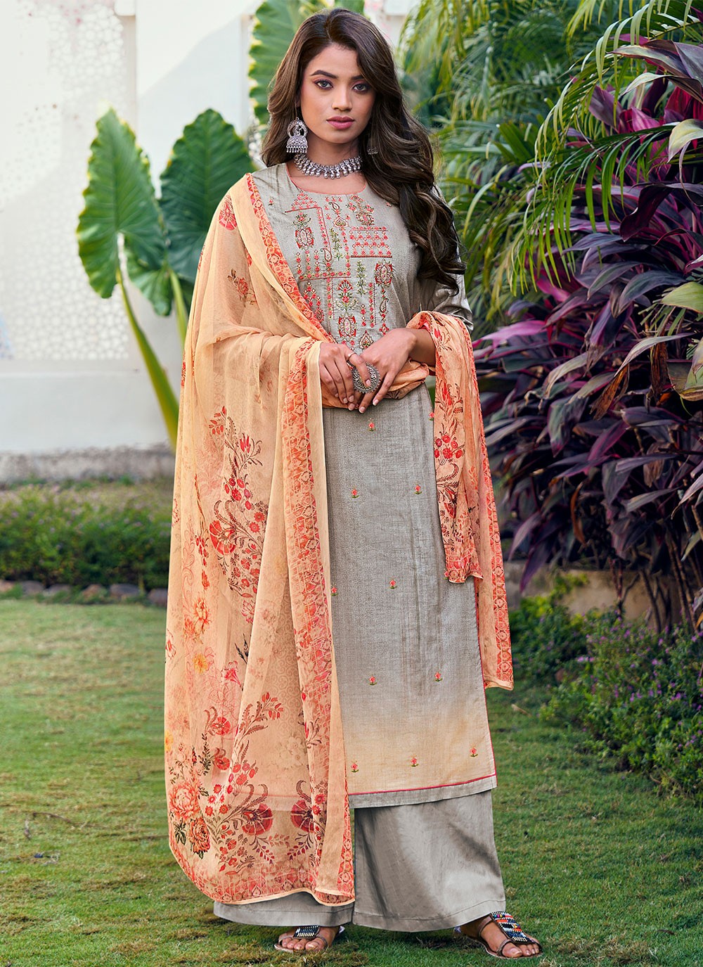Cotton Casual Designer Pakistani Suit