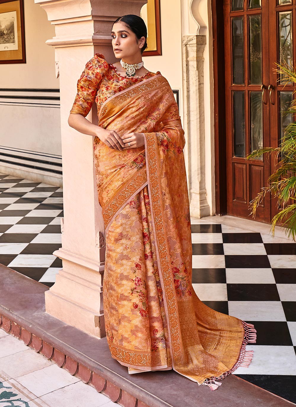 new designer half sarees