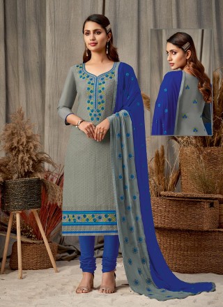 Proud-Peacock Ayesha-Takia Long Churidar Salwar Kameez Suit with  Zari-Embroidery | Exotic India Art